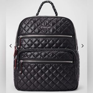 MZ Wallace Crosby Quilted Nylon Backpack Bag